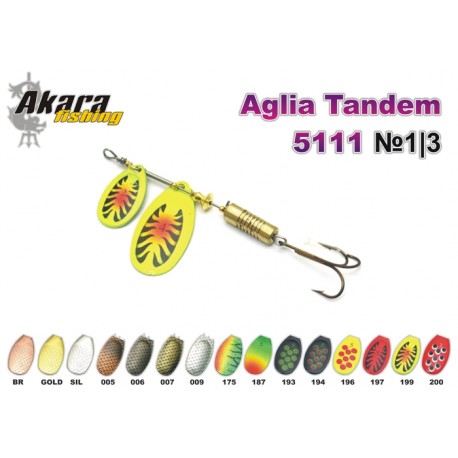 Třpytka Akara AGLIA Tandem 5111 12g. Nr. 5/3 GOLD