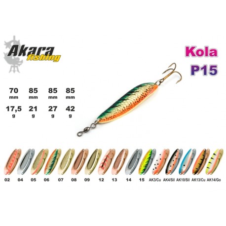 Třpytka Akara KOLA, 42g, 85 mm, 06